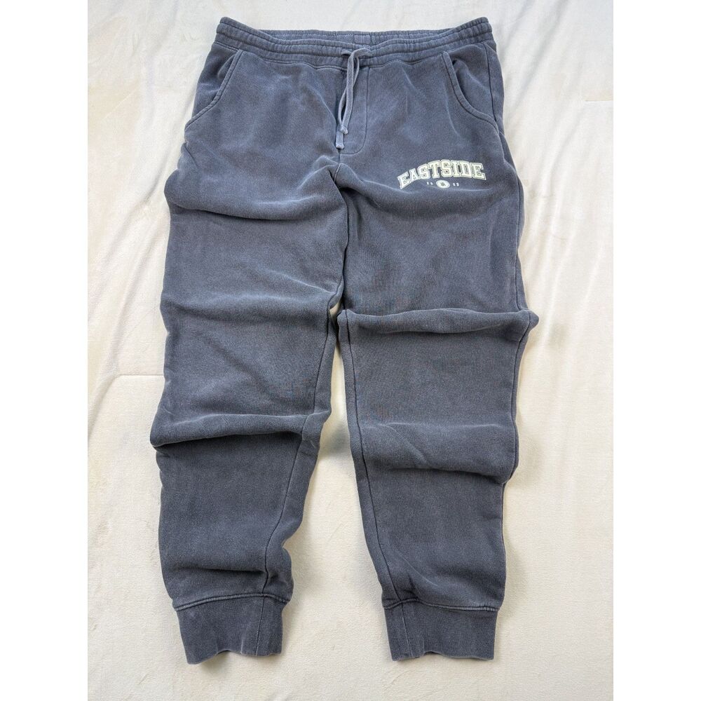 Independent Trading Company Eastside Men’s Medium Gray Fleece Jogger Sweatpants